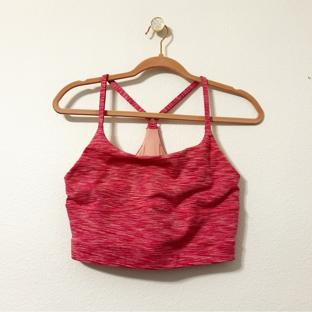 Outdoor Voices Pink Criss-Cross Sports Bra Size M